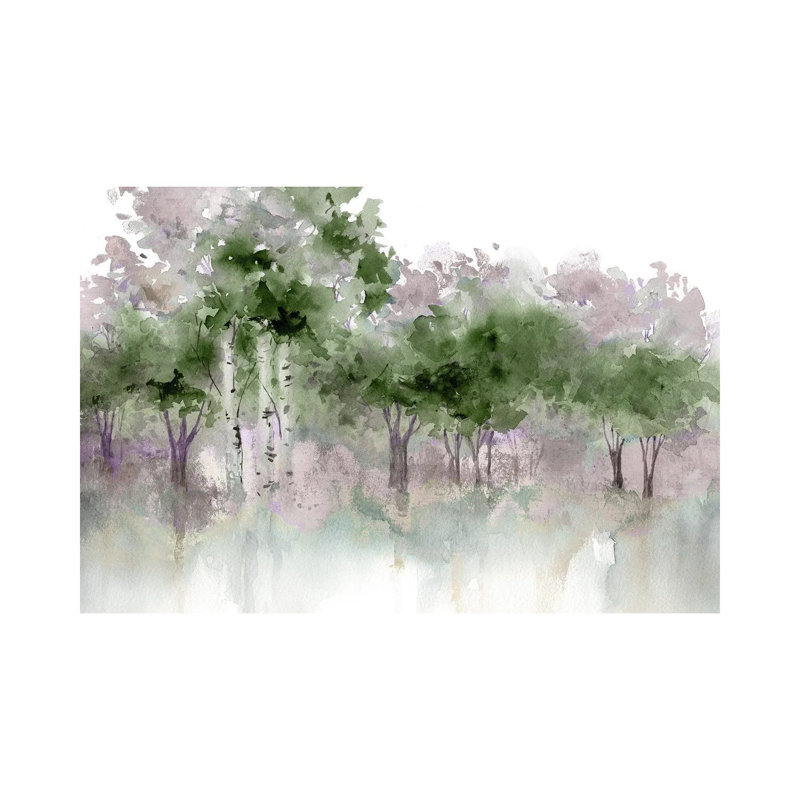 Water's Edge I - Vert 6 pièces, H 12 po x l 18 po, Toile tendue