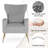 Koburn Velvet Wingback Chair-797814336