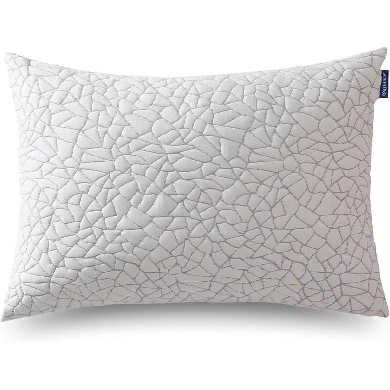 Soft Medium-Support Removable Cover Memory Foam Cooling Pillow (set of 2), 20" x 28"