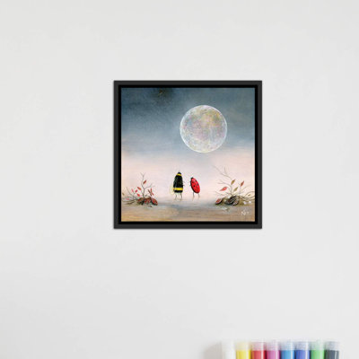 «Follow the Moon» par Neil Thompson - reproduction d'art
