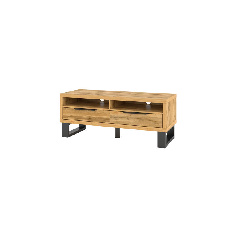 Erik Unfinished TV Stand for TVs up to 55", Wotan Oak