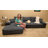 Boneless L-shaped Modular Foam-filled with Spring Support Simple Living Room Sofa-1210402996