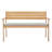Viewscape Outdoor Patio Ash Wood Loveseat by Modway