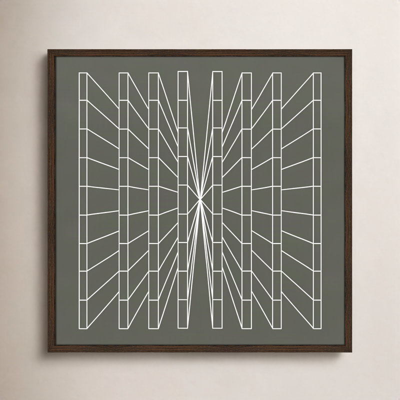 Olive perspective par Sandi Hauanio - reproduction d'art sur papier encadrée, H 32 po x l 32 po x P 0,75 po