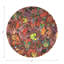 Mariposa Pop Vegan Leather Round Coasters-227193711