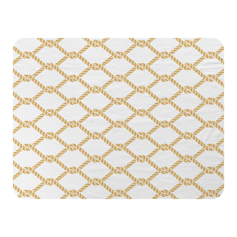 Quackenbush Quilted Throw Blanket, Gold