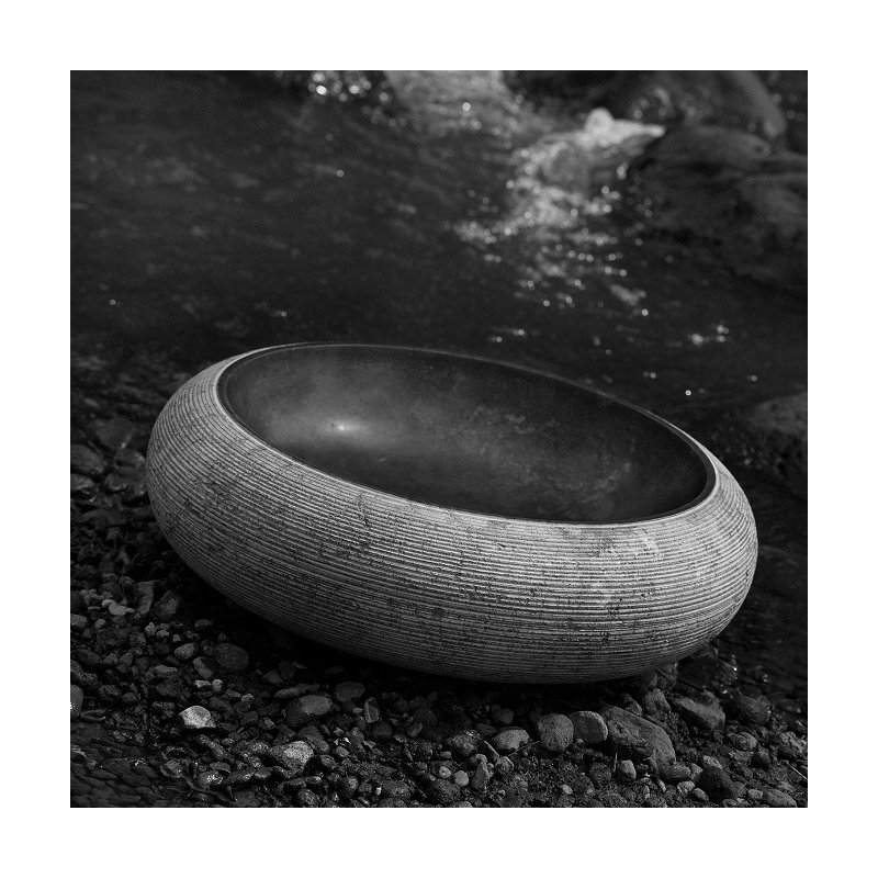 17.72'' L Bathroom Sink, Black