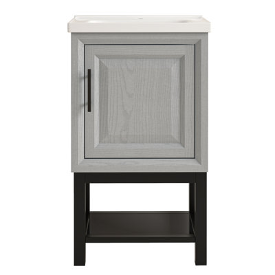 Meuble-lavabo simple 20 po avec plateau en céramique Festival