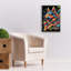 «Dog - Graffiti Style» par Rey Klimt, art mural sur toile-39668055