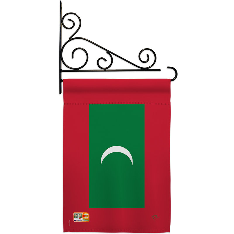 Double Sided 18.5'' H x 13'' W Polyester Flag Set