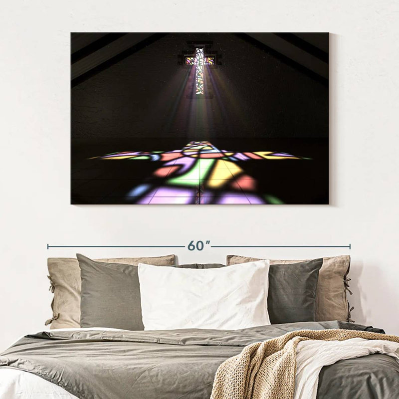 Adella Cross Of Light, 34" H x 51" W