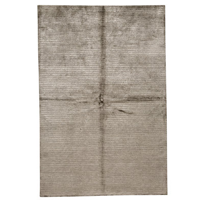 Tapis beige noué à la main de haute qualité