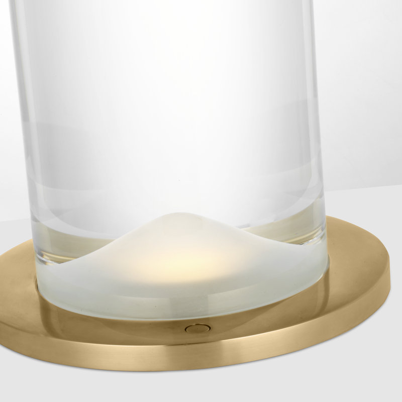 Beryl LED Table Lamp, Hand-Rubbed Antique Brass