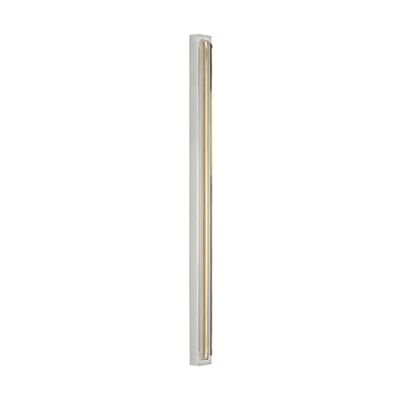 Bloccare 1 - Light LED Vanity Light, 23.9" H x 1.5" W x 1.4" D, Polished Nickel
