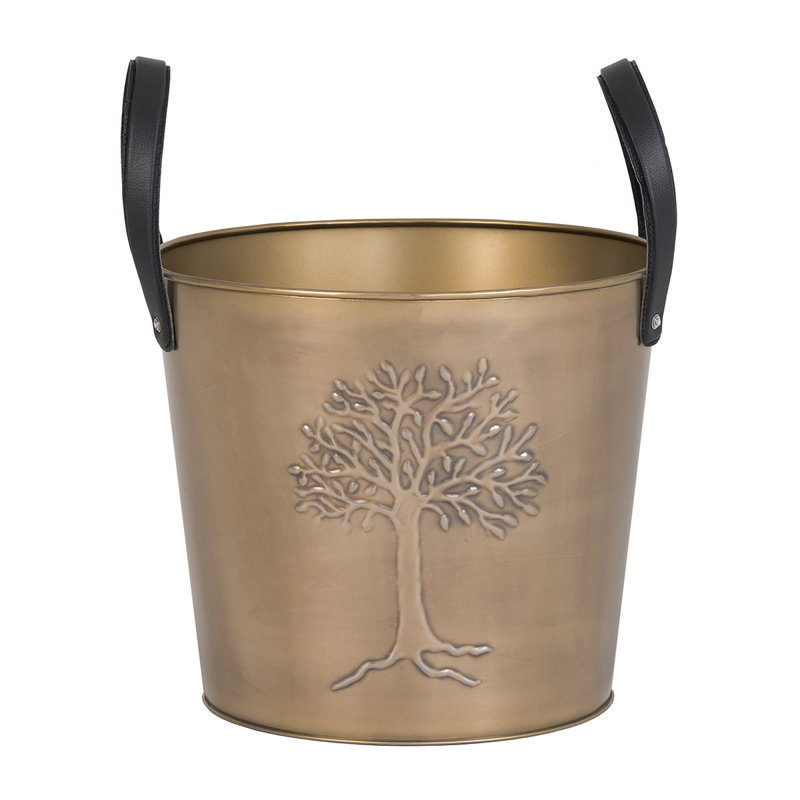 Iron Log Carrier, 12.20cm H x 13.78cm W x 13.78cm D