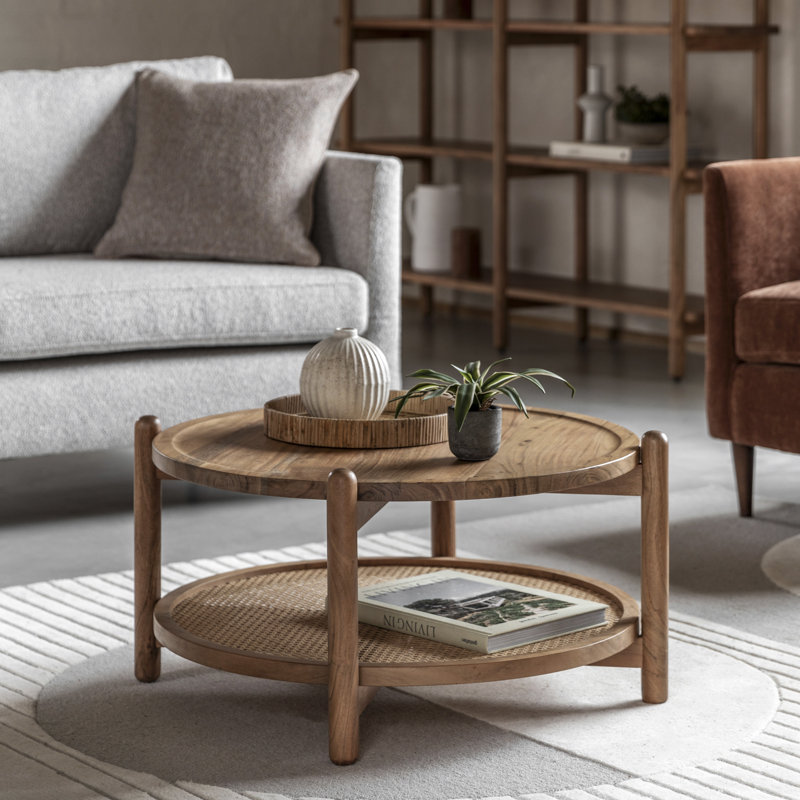 Akayla Four Leg Coffee Table with Storage