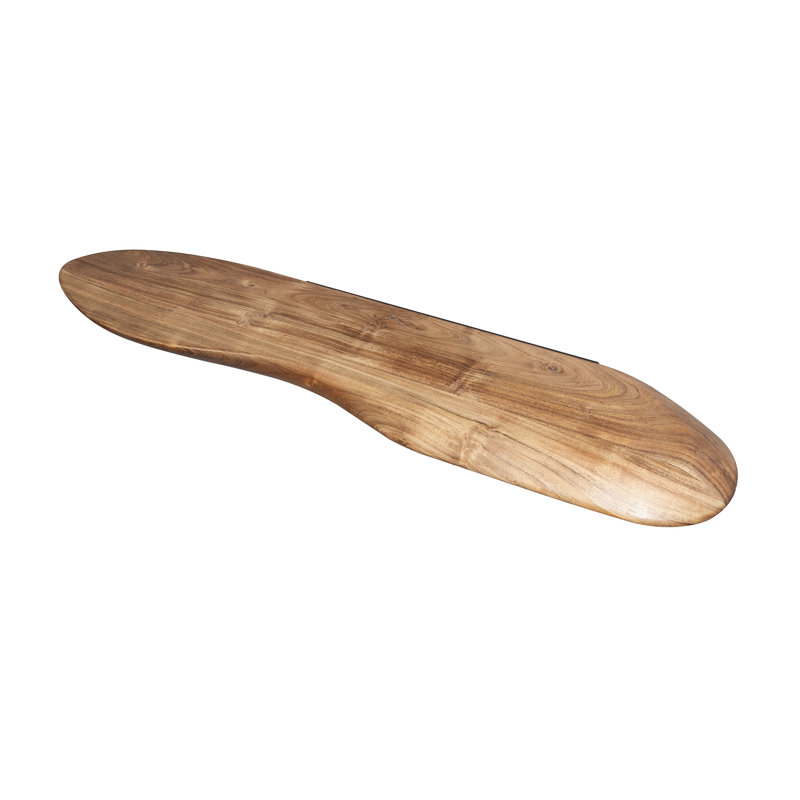 Caro Solid Wood Floating Shelf, 4cm H x 90cm W x 20cm D