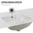 36 Quartz Material 1 Single Bathroom Vanity Top Yes Sink