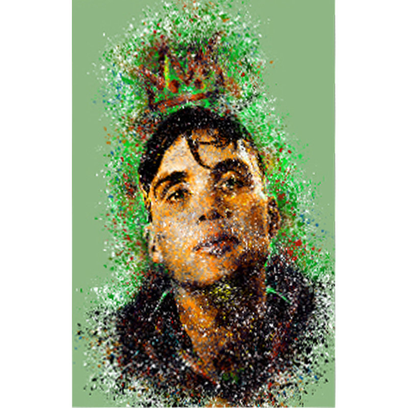 Tommy Shelby - No Frame Print, Metal, 25.3cm H x 20.2cm W