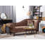 Canales Faux Leather Chaise Lounge
