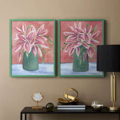 Garden Parlor I-Premium Framed Print -Ready to Hang - No Nails Required - No Nails Required