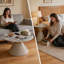 Iron Top End Table