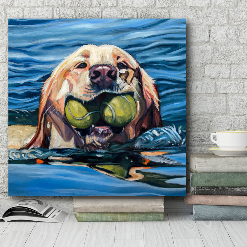 « fatch », reproduction d’art sur toile tendue, H 16 po x l 16 po x P 1,5 po