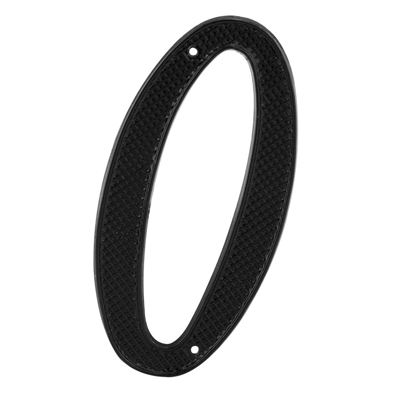 Numéro de maison de 4 po Prime-Line, moulé sous pression, finition noire, Zéro