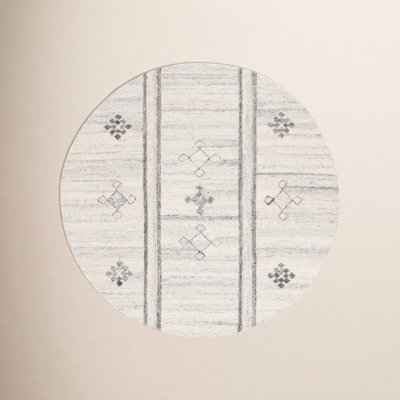 Jax Gray Hand-Woven Flatweave Wool Rug
