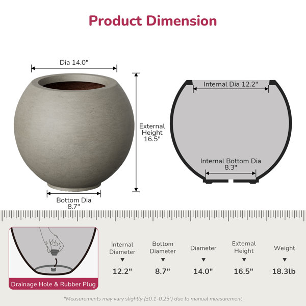 Dimensions du produit