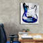Toile épique Graffiti «Electric Blues 1» par Annie Warren, 26 po x 30 po-894422902