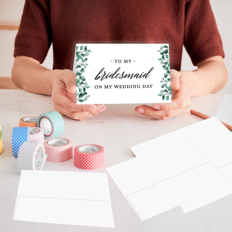 Ensemble de cartes-cadeaux de mariage avec enveloppes