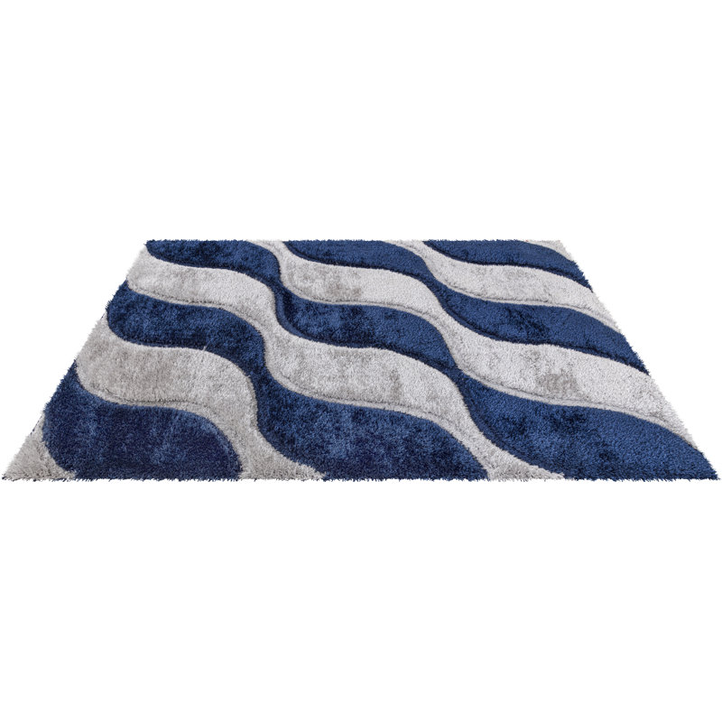 Abstract Area Rug, Rectangle 6'7" x 9'6"