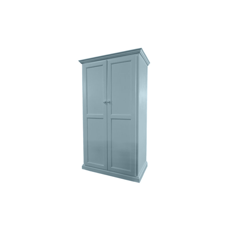 Bureau armoire en bois massif Breeda, Aqua captivant