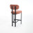 Comfortable Modern Upholstered Fabric Bar Stools Set Of 2 With Black Metal Legs, 26 Inch Counter Height For Kitchen Islands-661748503