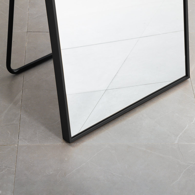 Miroir en métal noir, 71 po x 32 po