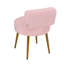 Upholstered Dressing Table Stool with Adjustable Feet