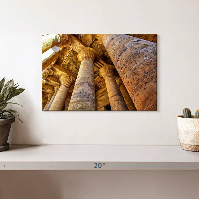 Adella Temple Of Horus Columns, 8" H x 12" W