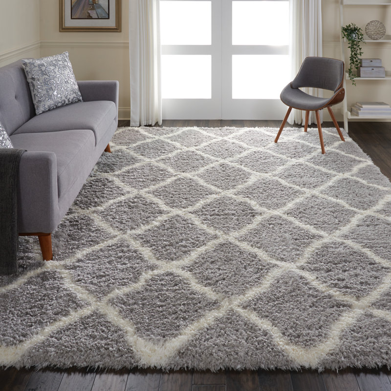 Geometric Indoor Rug, Rectangle 9' x 12'