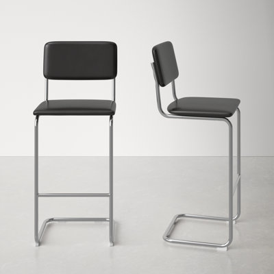 Walsh Vegan Leather Bar & Counter Stool by AllModern