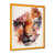 Impression dorée sur toile encadrée