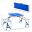 Outsunny Folding Picnic Table With Umbrella Hole