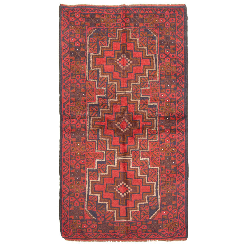 Winifred Red Rug 3'5" x 6'4"