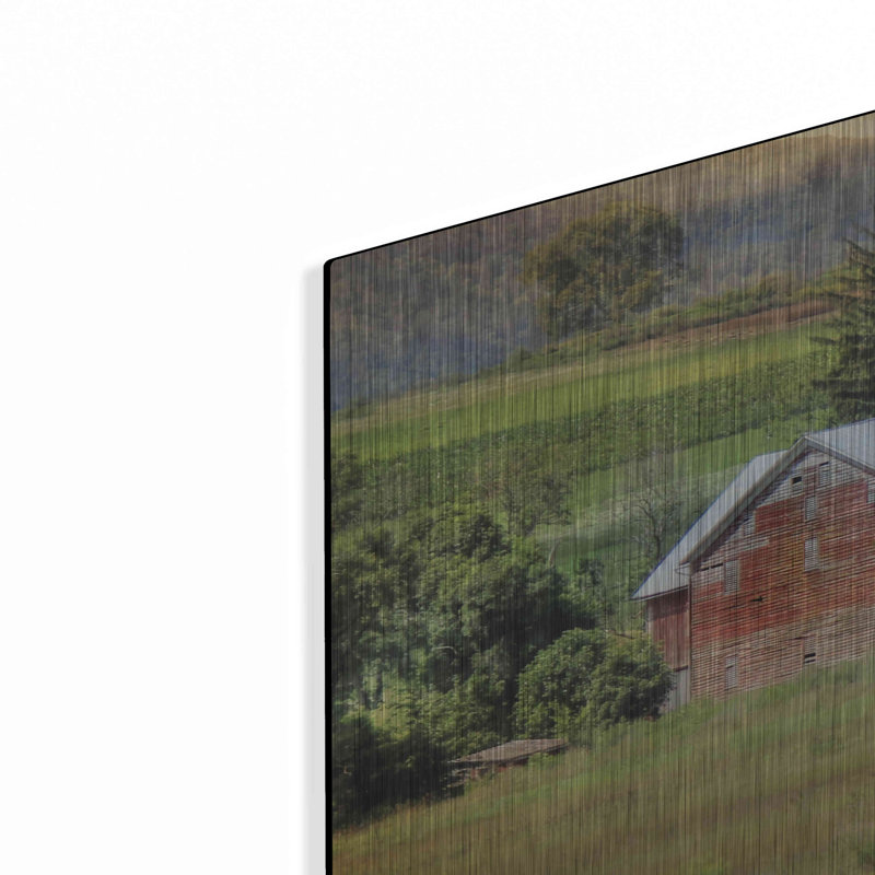 «Grazing drap» par Lori Deiter, art mural en métal, H 12 po x l 36 po