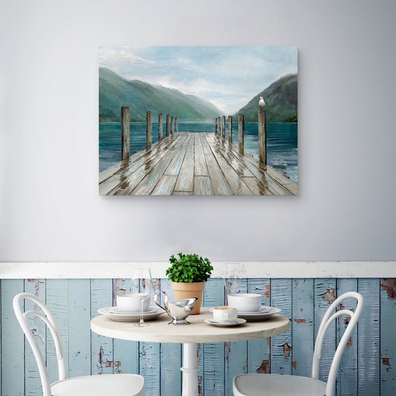 «Misty Morning», impression sur toile tendue