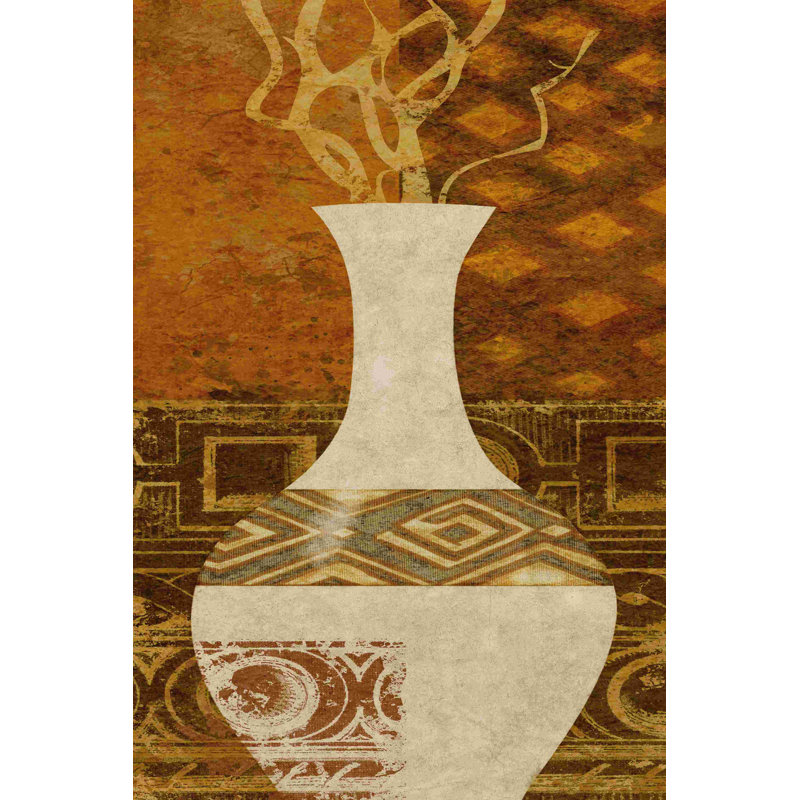 Vase Ethnique I, H 18 po x l 12 po