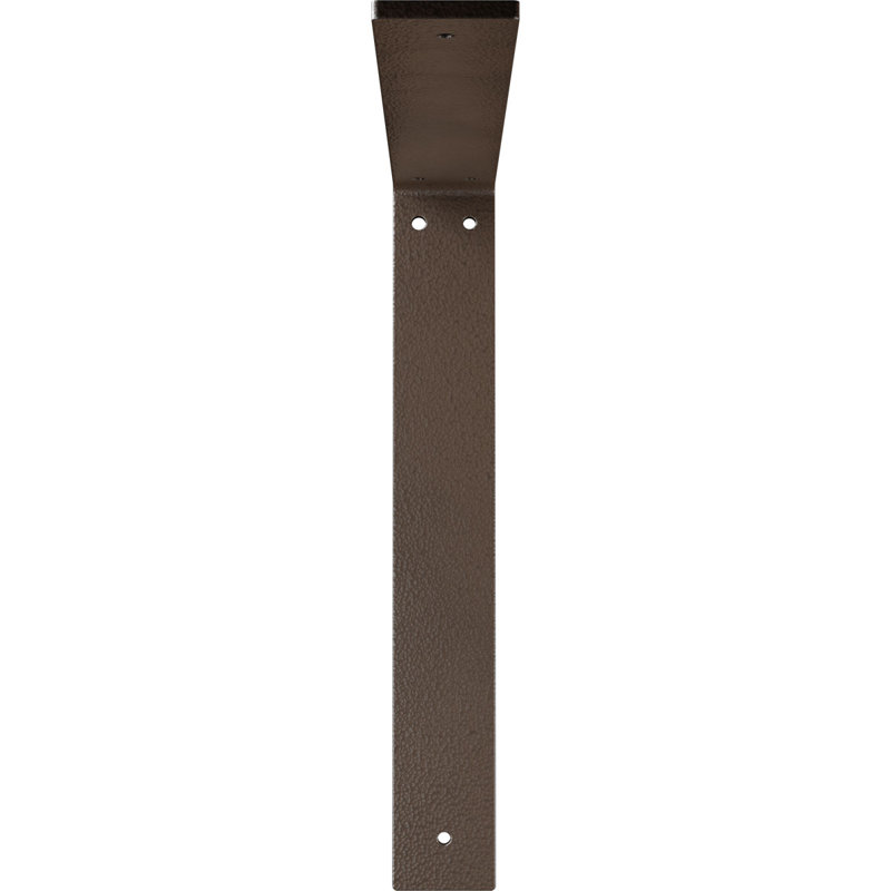 Support en acier Hamilton, H 14 po x l 2 po x P 14 po, Hammered Brown
