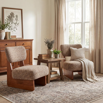 Vierra Fabric Upholstered Accent Chairs