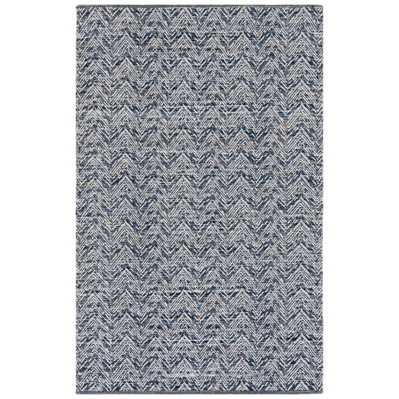 Tapis en laine tissé à la main Cobb Kilim, Rectangle de 5 pi x 8 pi