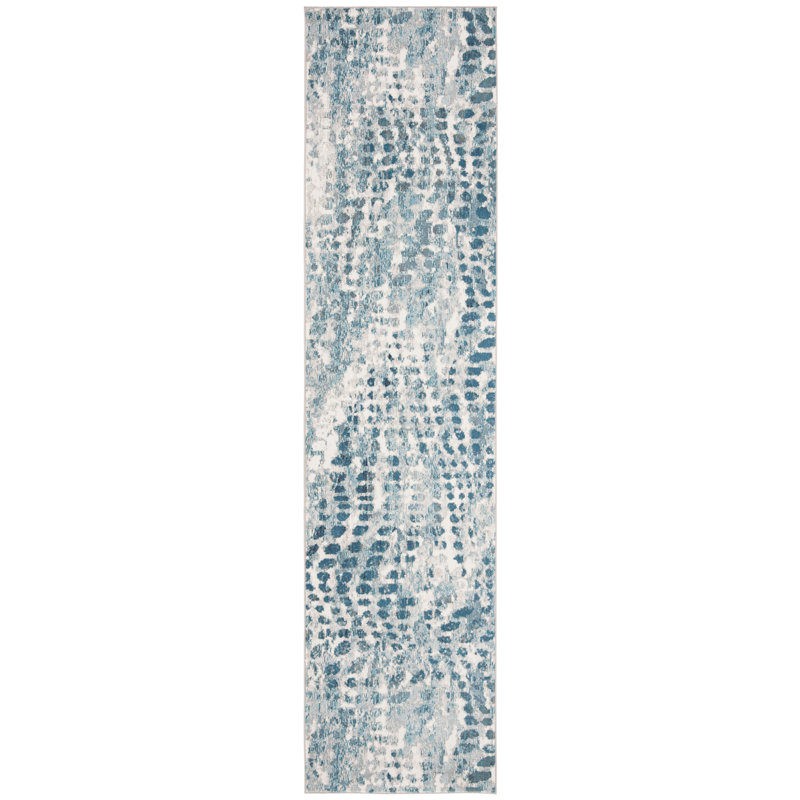 Malvina Performance Abstract Rug, Runner 2' x 8'